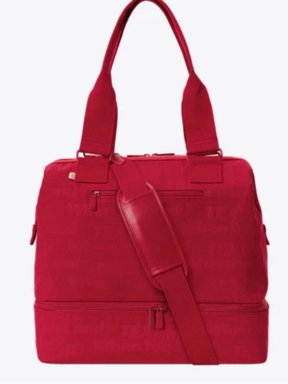 BEIS Text me red mini weekender lonely ghost